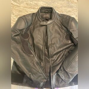 Fieldsheer 💯 % Black Leather Motorcycle Jacket